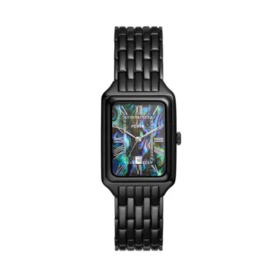 Fossil Women's Quartz Black Stainless Steel Watch 26mm