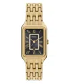 Fossil Women's Raquel Three-hand Date Gold-tone Stainless Steel Watch, 26mm In Gold
