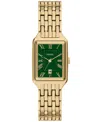 Fossil Women's Raquel Green Dial Watch In Gold