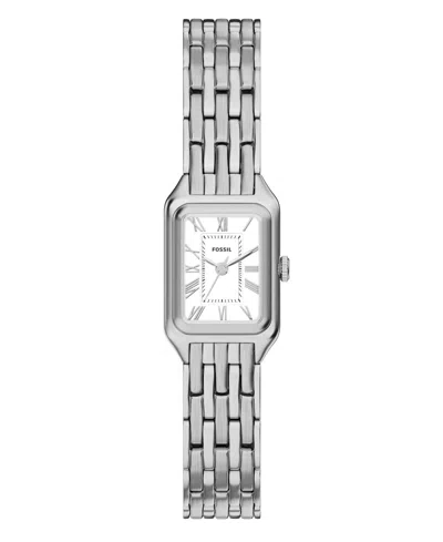 Fossil Women's Raquel Three-hand Stainless Steel Watch, 18mm In Gray