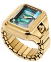 Fossil Raquel Ring Watch, 14mm X 18.5mm In Gold-tone
