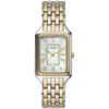 Fossil Women's Raquel Three-hand Date Two-tone Stainless Steel Watch, 26mm In Gold