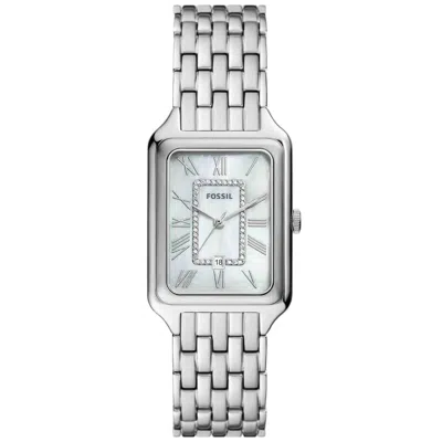 Fossil Women Raquel Watch In Silver-tone