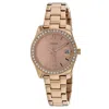 Fossil Women's Rose Gold Dial Watch In Gold