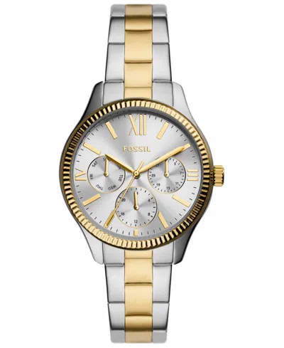 Fossil Women's Rye Multifunction Two-tone Stainless Steel Watch, 36mm