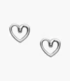 Fossil Women's Silver-tone Stud Earring In Silver