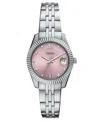 Fossil Women's Scarlette Three-hand Date Stainless-steel Watch, 32mm In Silver-tone