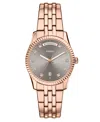 Fossil Scarlette Fluted-bezel 34mm Watch In Gold