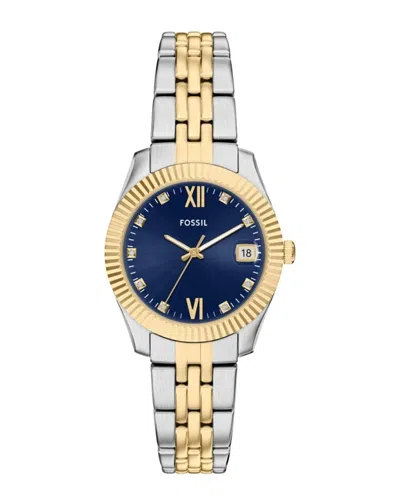 Fossil Scarlette Watch, 32mm In Gold