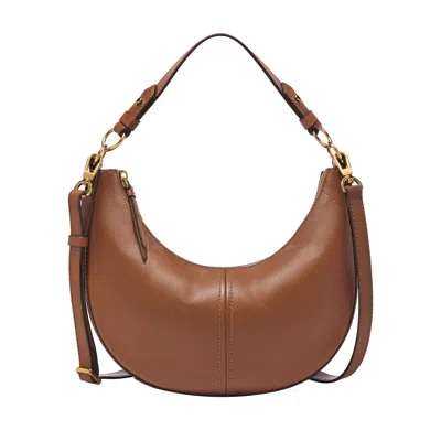 Fossil Women's Shae Leather Small Hobo In Brown