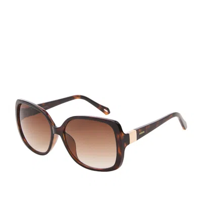 Fossil Women's Square Sunglasses In Brown