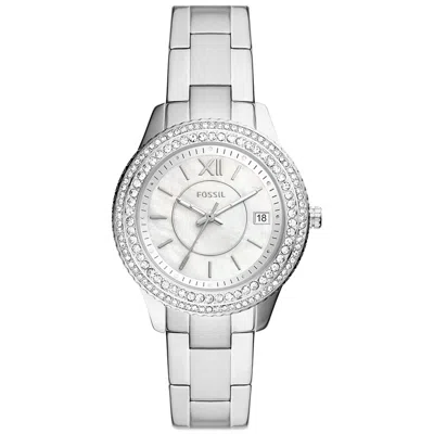 Fossil Women's Stella Silver Dial Watch