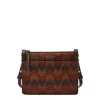 Fossil Taryn Coated Fabric Crossbody Bag In Brown