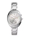 Fossil Ladies Vale Chronograph, Stainless Steel Watch 34mm