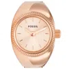 Fossil Women's Ring Watch