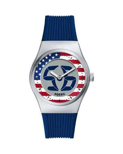 Fossil World Flags Big Tic Usa Watch, 40mm In Multi