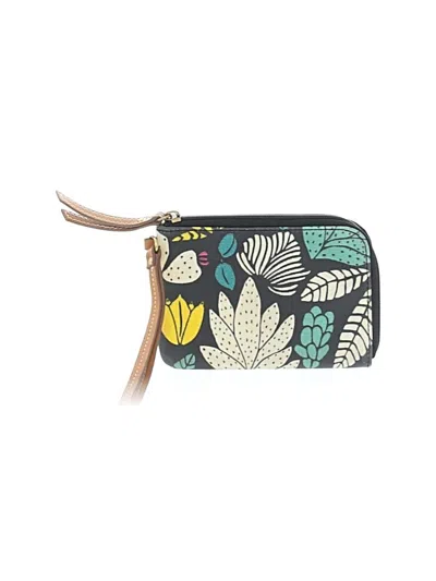 Pre-owned Fossil Wristlet In Teal
