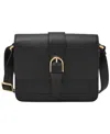 Fossil Zoey Leather Crossbody Bag In Black