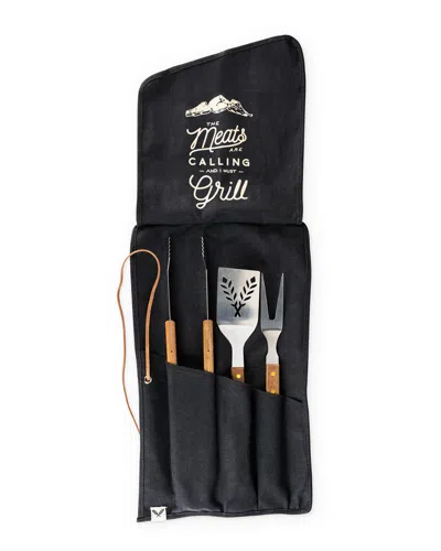 Foster & Rye Grilling Tool Set In Black