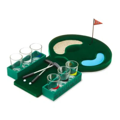 Foster & Rye Putt & Shot Mini Golf Drinking Game In Green