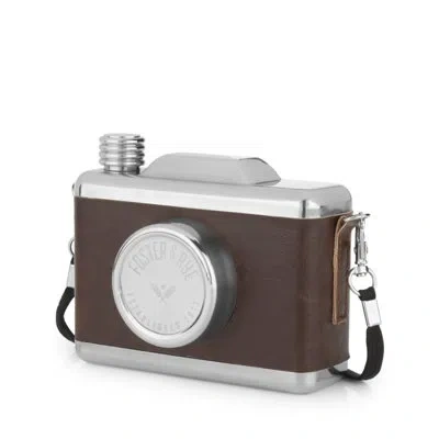 Foster & Rye Snapshot Flask In Brown
