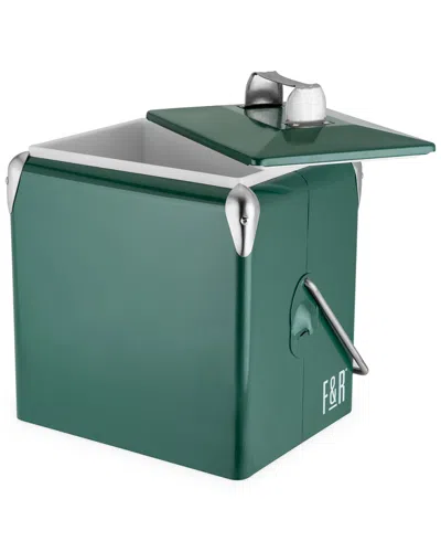 FOSTER & RYE FOSTER & RYE VINTAGE METAL COOLER