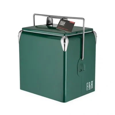 Foster & Rye Vintage Metal Cooler In Green