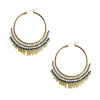 Fosterie Armada Hoop Embera Earrings In Multi