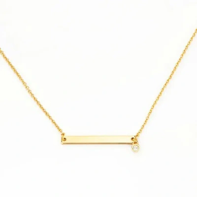 Fosterie Horizon Necklace In Gold