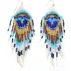 Fosterie Peacock Feather Embera Earrings
