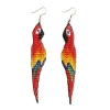 Fosterie Red Parrot Earrings In Red