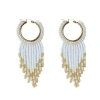 Fosterie Riesling Fringe Embera Earrings In Gold