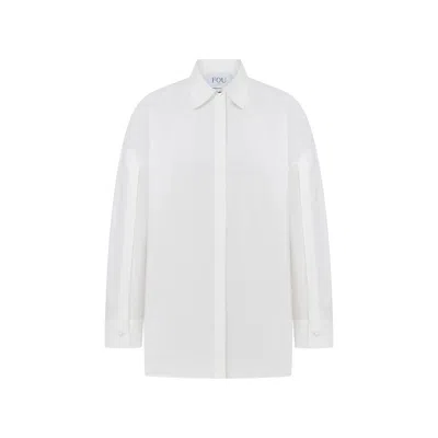 Fou Paris Women's White Angese Shirt