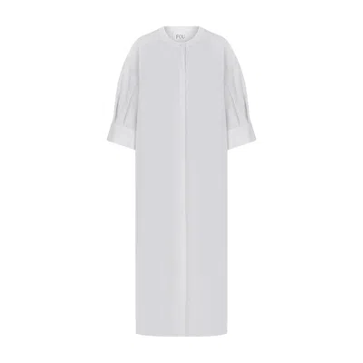 Fou Paris Women's White Apa Shirt Dress