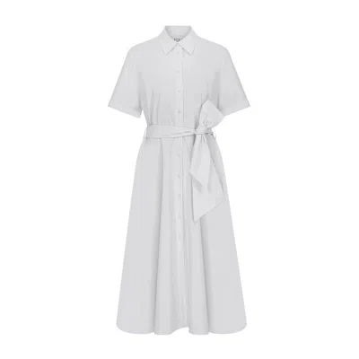 Fou Paris Women's White Carla Shirt Dress