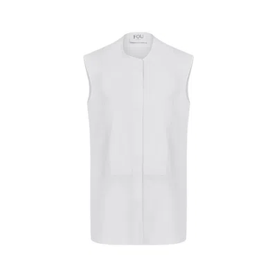 Fou Paris Women's White Vivyanrossa Shirt