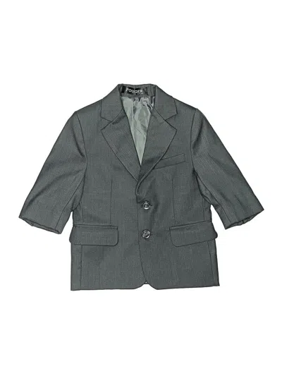 Pre-owned Fouger Kids' Blazer Jacket In Gray