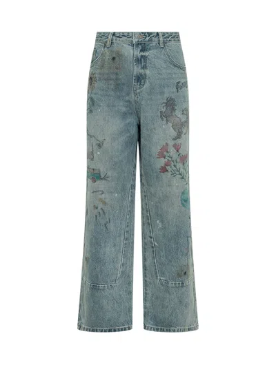 Found Artist-inspired Mini Denim Jeans In Black
