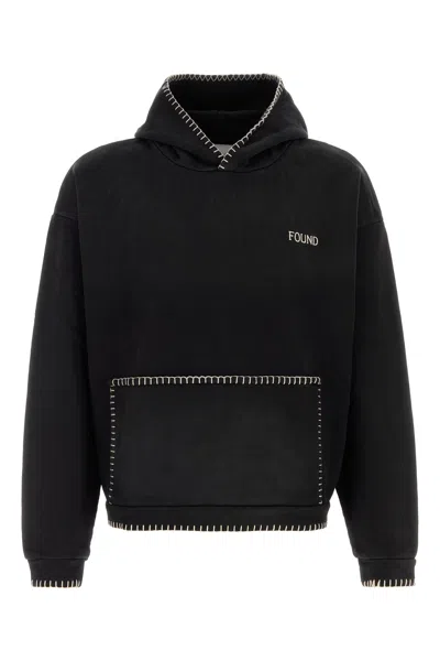 Found Black Cotton Oversize Sweatshirt