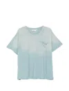 Found Distressed Pocket T-shirt In Blue