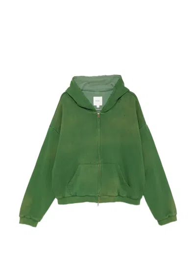 Found Distressed Zip-up Hoodie In Pattern