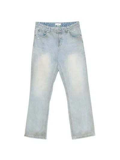 Found Distressed-effect Jeans In Animal Print
