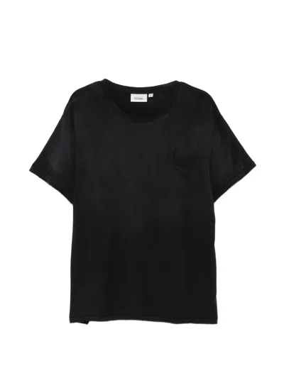 FOUND DISTRESSED-EFFECT POCKET T-SHIRT