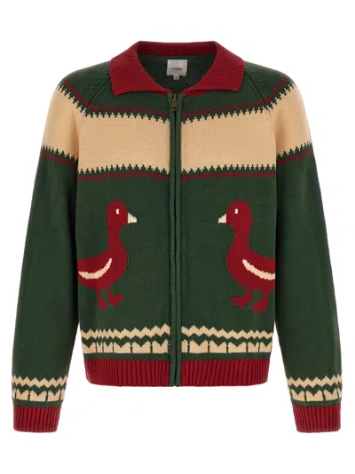 Found 'duck' Cardigan In Green