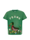 Found Duck-patch T-shirt In Green
