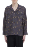 FOUND DUSTY FLORAL PRINT BUTTON-UP SHIRT