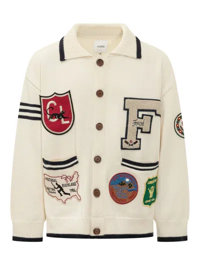 Found Embroidered Button Detail Cardigan For Spring 2026 In Yellow
