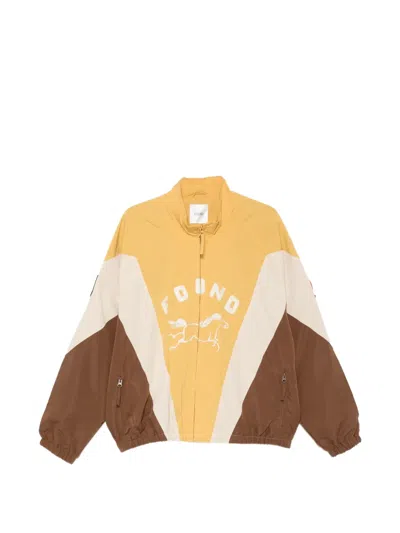Found Embroidered Colour-block Windbreaker Jacket In Multi