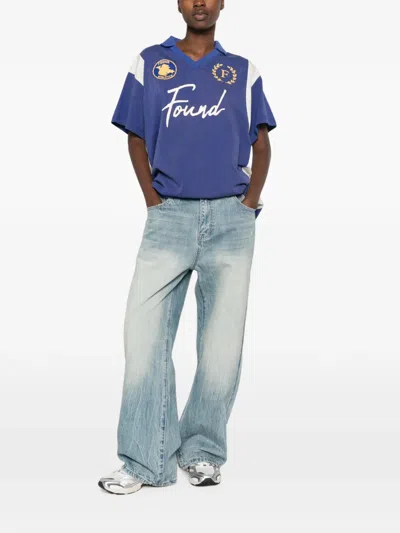 Found Faded-effect Jeans In Blue