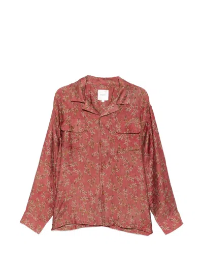 Found Floral-print Crinkled Shirt In Multi